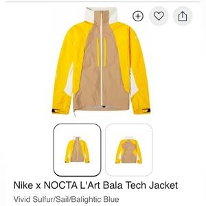 Nike x NOCTA L'Art Bala Tech Jacket
Vivid Sulfur/Sail/Balightic Blue